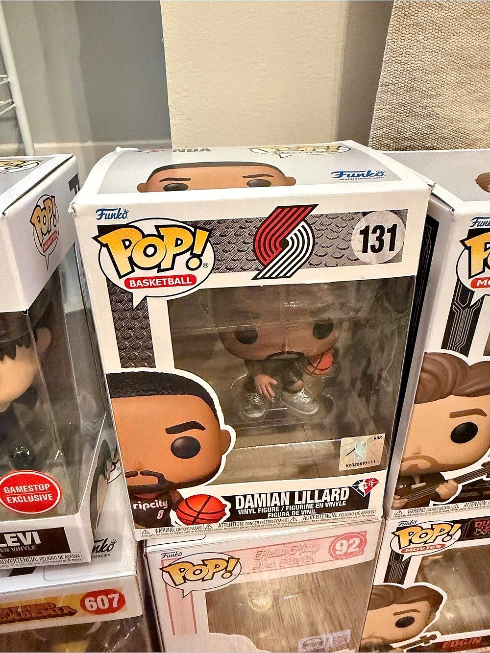 Funko Pop! Damian Lillard Basketball #131 Figure Like New